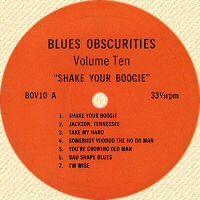 Blues Obscurities label