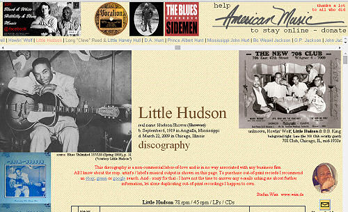 Illustrated Little Hudson discography