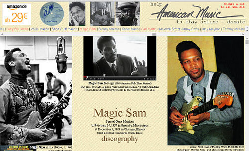 Illustrated Magic Sam discography