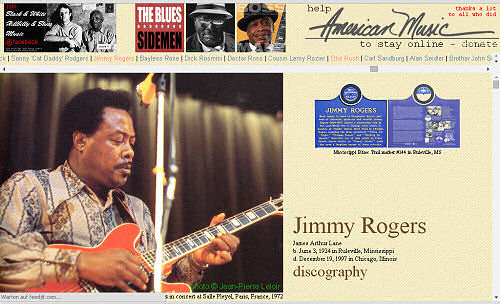 Illustrated Jimmy Rogers discography