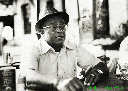 R O B E R T  &nbsp; S H A W; source: Blues Unlimited 129 (1978), p. 13; photographer: Mike Rowe