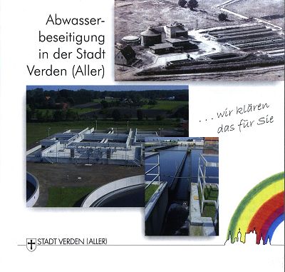 Dokumentationsbroschuere 'Abwasserbeseitigung in der Stadt Verden (Aller)'