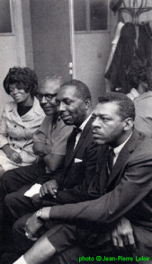 1967 AFBF ensemble (part of it): Koko Taylor, Sonny Terry, Odie Payne, Little Walter; source: Les Génies du Blues, Volume 4.- Paris (Editions Atlas) 1993, p. 144; photographer: Jean-Pierre Leloir; source: Les Génies du Blues, Volume 4.- Paris (Editions Atlas) 1992, p. 144; photographer: Jean-Pierre Leloir; click to enlarge!