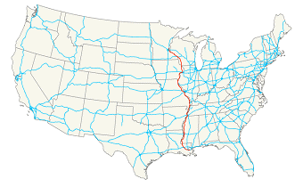 US highway 61; source: Wikipedia