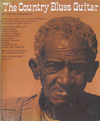 B O   C A R T E R on the cover of Stefan Grossman's 1968 instruction book 'The Country Blues Guitar'