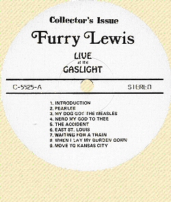 Collector's Issue label