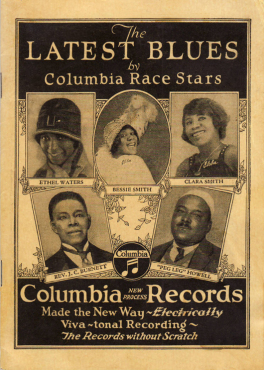 'The Latest Blues by Columbia Race Stars' 1926