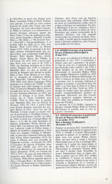 Jean-Claude Arnaudon: Dictionnaire du Blues.- Paris, France (Filipacci) 1977, p. 85