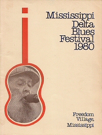 Mississippi Delta Blues Festival 1980 - program; click to enlarge!