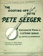 Pete Seeger: 'The Goofing-Off Suite', front cover; click to enlarge!