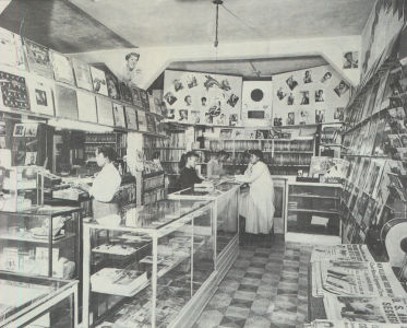 Flash Record Shop on East Vernon Avenue in Los Angeles, Nov. 1956; source: Juke Blues #2 (October 1985), p. 11 (courtesy Darryl Stolper)