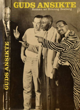 Sunnyland Slim, Steve Seaberg, St. Louis Jimmy & J.B.  L E N O I R on the cover of 'Guds Ansikte', (autobiographical) novel by Rönnog Seaberg.- Stockholm (Rabén & Sjögren),1965; source: 