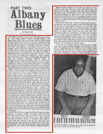 Kip Lornell: Albany Blues (Part Two).- Living Blues 15 (Winter 1973-74), p. 22