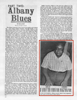 Kip Lornell: Albany Blues (Part Two).- Living Blues 15 (Winter 1973-74), p. 22