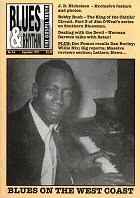 J.D. Nicholson on the front cover of BLUES & RHYTHM # 63