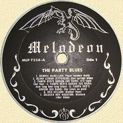 Melodeon Records label