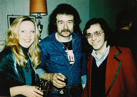 Alan Balfour December 19, 1976 at Charlie
Gillett's 1st Honky Tonk Christmas Party held at the London School of
Economics 'Three Tuns Bar'; click to enlarge!