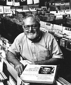 Bob Koester in the Jazz Record Mart; source: http://indangerousrhythm.blogspot.de/2008/10/bob-koester-76-today.html; click to enlarge!