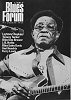 front cover of Blues Forum # 6 (2. Quartal 1982); Lightnin' Hopkins; photographer: Stephanie Wiesand; click to enlarge!