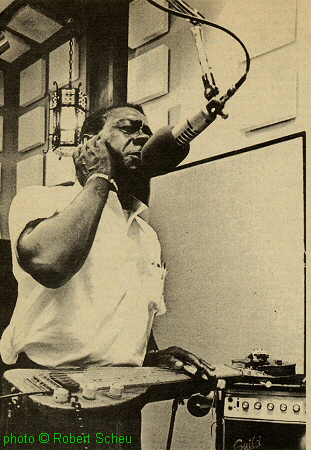 L.C.   R O B I N S O N; source: Blues Unlimited 110 (October/November 1974), p. 22; photographer: Robert C. Scheu