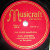 Musicraft 207, red label; click to enlarge!