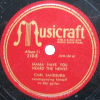 Musicraft 207, red label; click to enlarge!