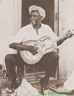 Babe Stovall Franklinton, LA. 1971; ource: Back cover of Flyright FLY 625; photographer: Fay Rogers