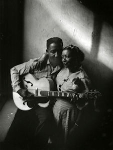 Muddy Waters with his wife Geneva; source: Internet; photographer: Art Shay