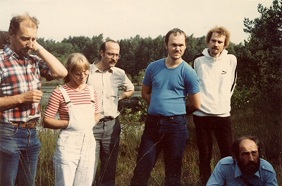study trip 1982 with Prof. Dr. Hans Kiemstedt et al.