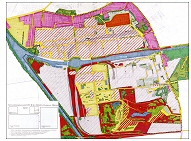 Gruenordnungskonzept 'DEURAG-NERAG', Hannover; Karte 'Grün-/Biotopstruktur des Planungsraums' als pdf-Dokument; bitte Anklicken (2 MB)