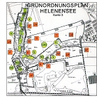 Grünordnungsplan Helenensee, Rinteln, Karte Bestand Dankerser Waeldchen' als pdf-Dokument; bitte Anklicken (469 KB)