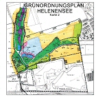 Grünordnungsplan Helenensee, Rinteln, Karte Schutzstatus / Gefaehrdungen Dankerser Waeldchen' als pdf-Dokument; bitte Anklicken (463 KB)