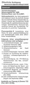 Hannoversche Allgemeine Zeitung vom 07.06.2007; zwecks Vergrößerung bitte anklicken
